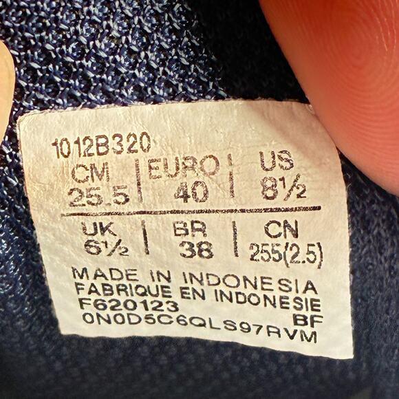 ASICS Gel-Contend 8 Low Navy Blue Running Shoes Sneakers Women's Size 8.5 - Picture 8 of 9